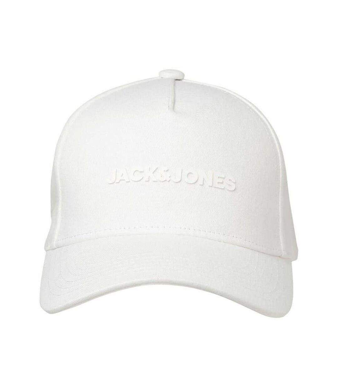 Mens Embossed Logo Dad Hat Cloud Dancer Jack And Jones-2