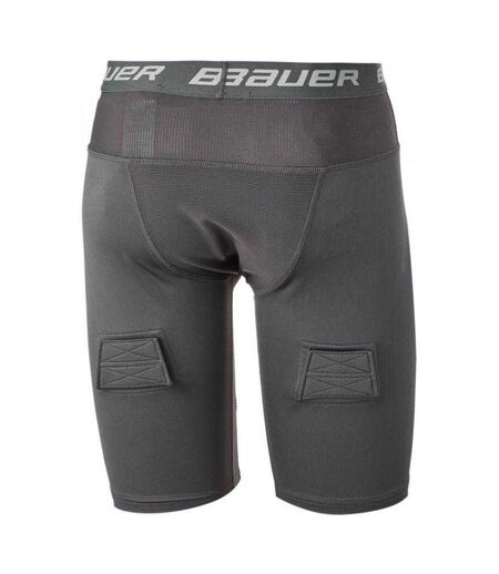 Short Pro Comfloc Jock Rib Homme Noir Bauer