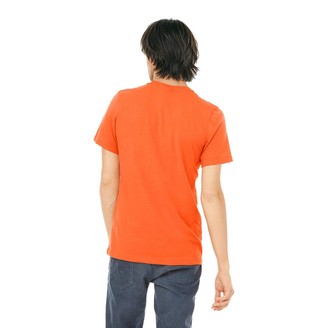 T-shirt adulte orange Bella + Canvas-2