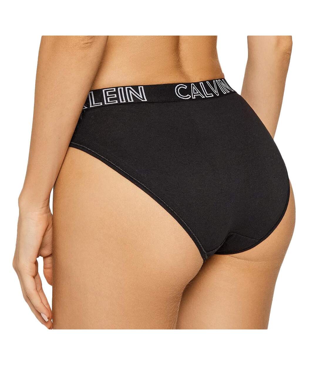 Culotte Bikini Noir Femme Calvin Klein Jeans - M-2