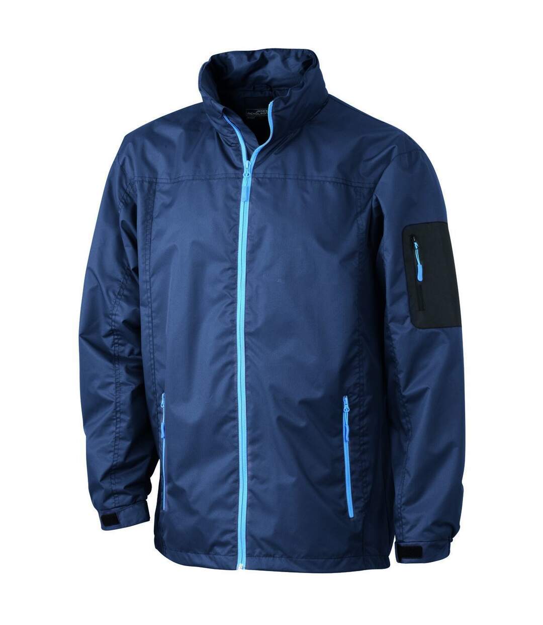 Veste coupe-vent - Homme - JN1041 - bleu marine et aqua-1