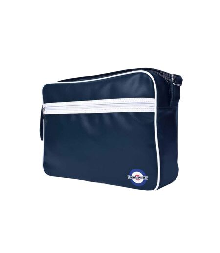 Sac De Sport/voyage Motif/style Rétro Mod Taille Unique Bleu Marine Blanc Lambretta