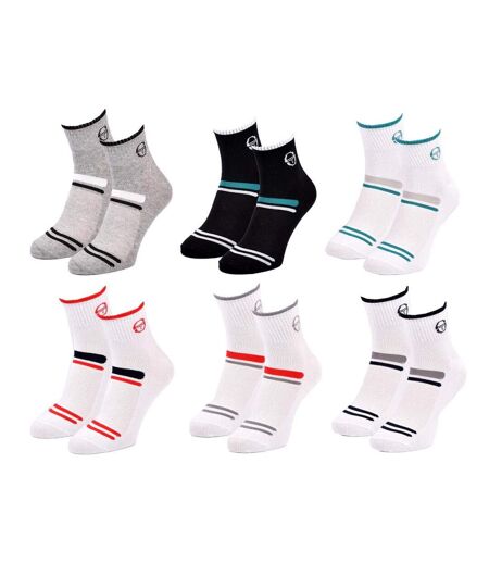 Chaussettes SERGIO TACCHINI QUARTER - Pack de 6