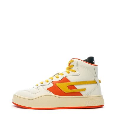 Baskets blanche/jaune homme diesel sukiyo - 42.5