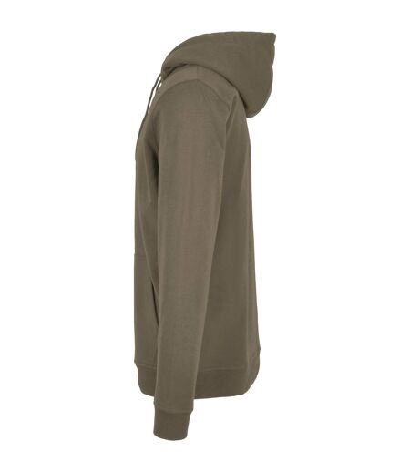 Sweat À Capuche Basic Adulte Olive Build Your Brand