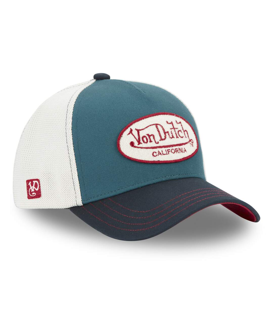 Casquette baseball avec filet et patch en bouclette et broderie Terry Vondutch-4
