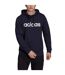 Sweat À Capuche Style Logo Essentials Homme Bleu Marine Adidas-1
