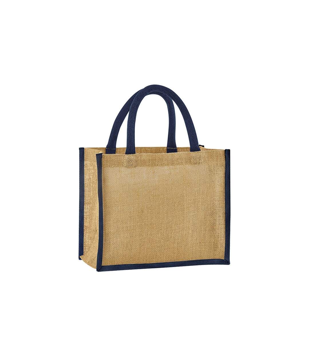 Tote Bag Taille Unique Beige Pâle Bleu Marine Westford Mill-1