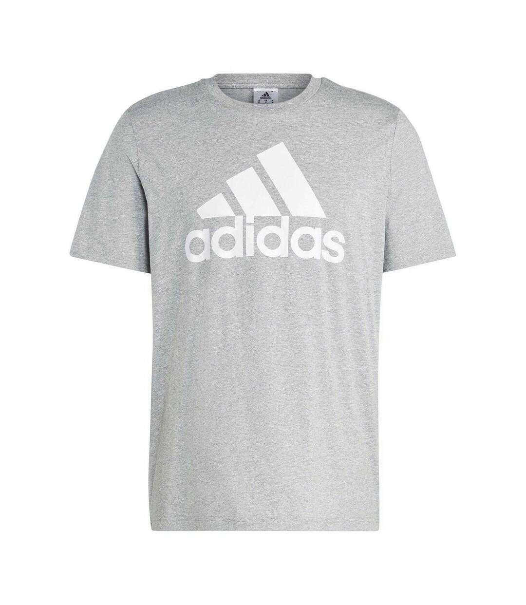 T-shirt Motif/style Gros Logo Homme Gris Adidas-1