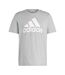 T-shirt Motif/style Gros Logo Homme Gris Adidas-1