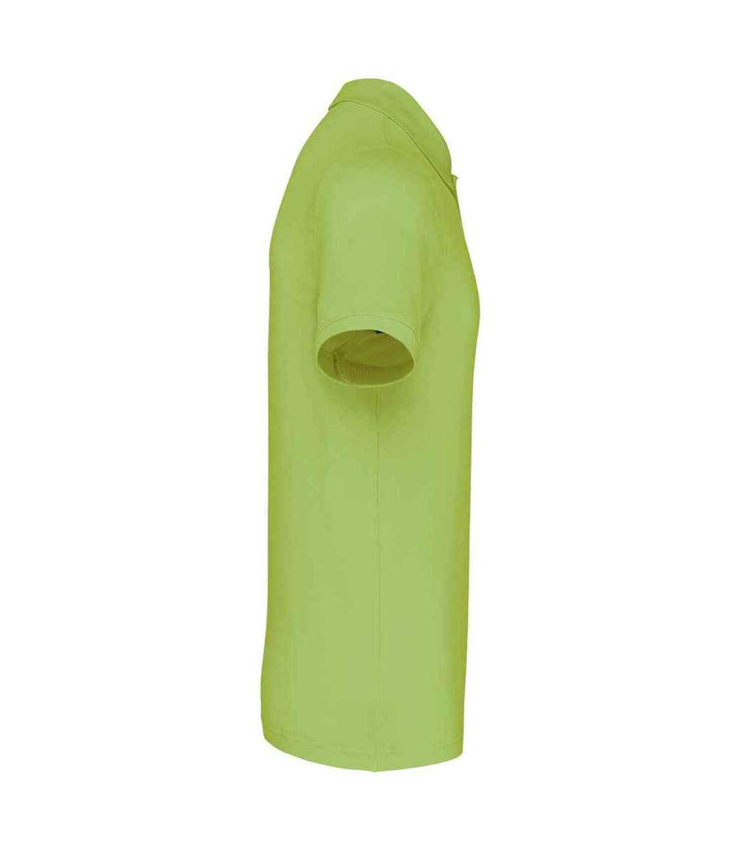 Mens Pique Polo Shirt Lime Green Kariban-3