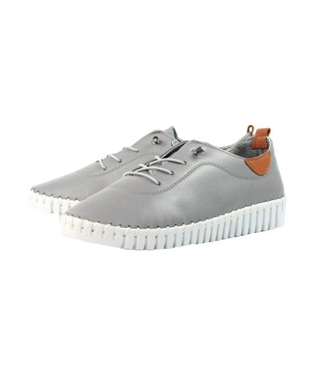 Chaussures flamborough femme gris Lunar