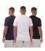 Lot De 3  T-shirts Cali Crown Homme Noir Blanc Modern Amusement-2