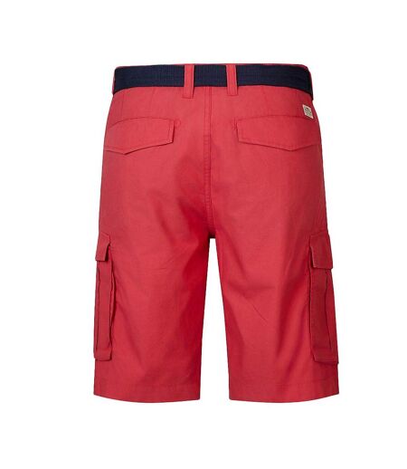 Short rouge/noir homme petrol industries cargo