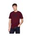 T-shirt Motif/style Logo Brodé Homme Bordeaux Foncé Tommy Hilfiger-1