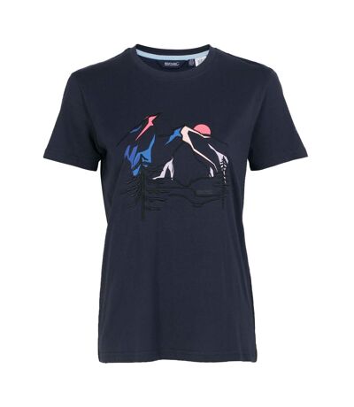 T-shirt filandra femme bleu marine Regatta