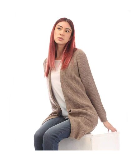 Cardigan femme taupe Only