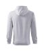 Mens Trendy Full Zip Hoodie Grey Malfini-2