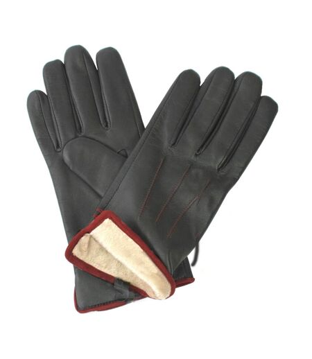 Gants charles homme noir / bordeaux Eastern Counties Leather Eastern Counties Leather