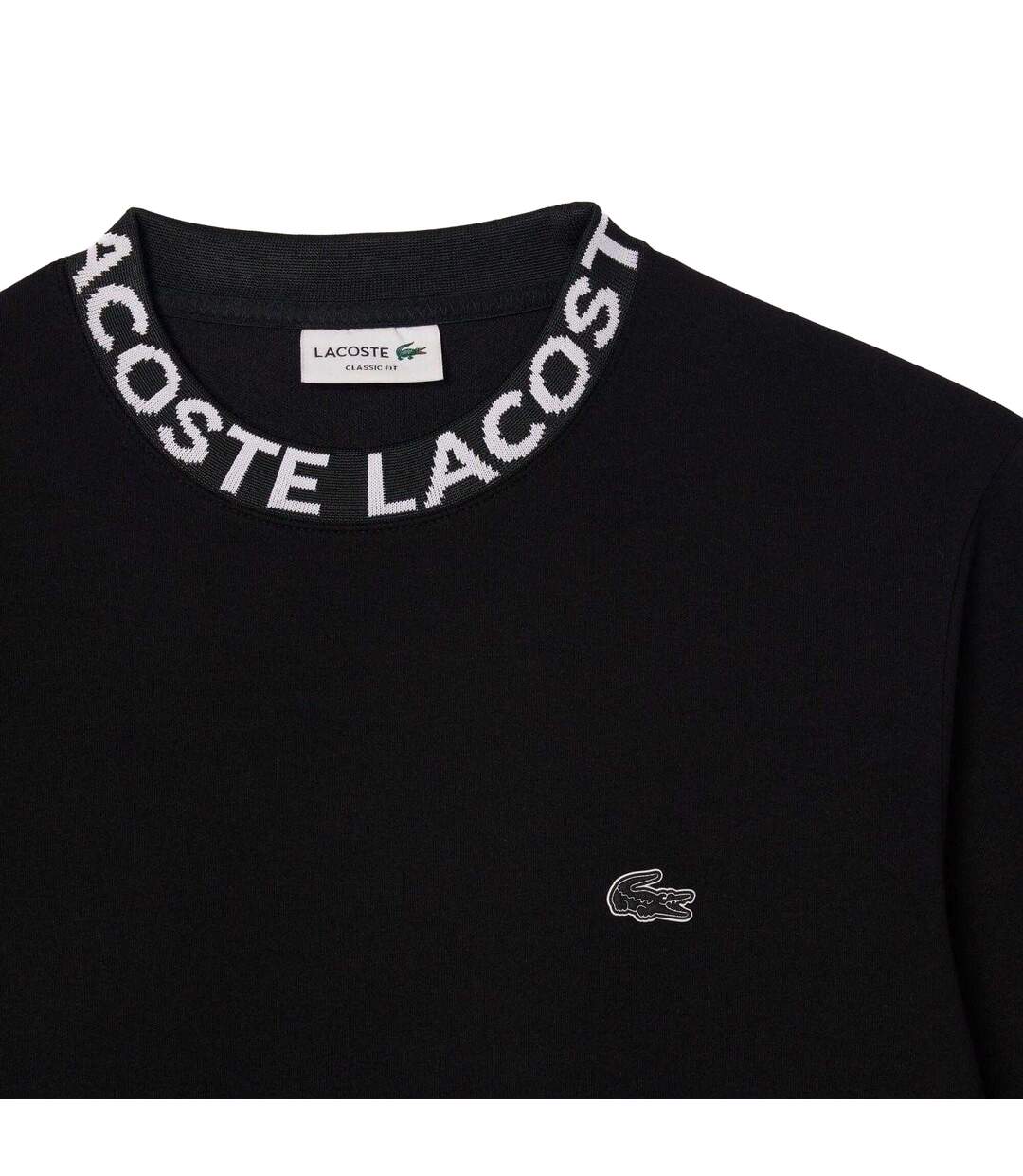 Sweat Style Logo Homme Noir Lacoste-4