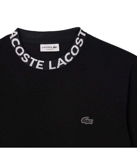 Sweat Style Logo Homme Noir Lacoste