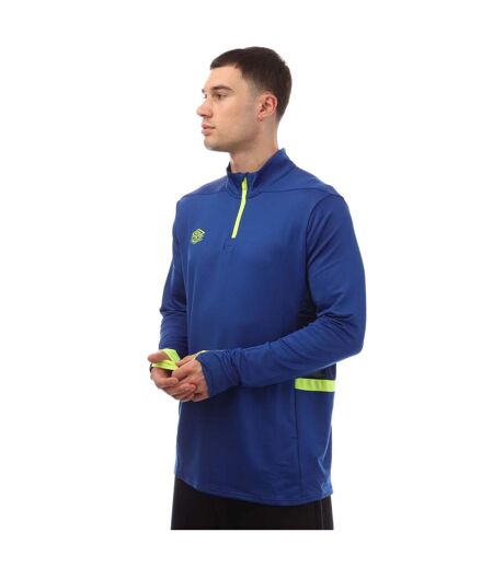 Haut Entraînement Premier Homme Bleu Jaune Umbro