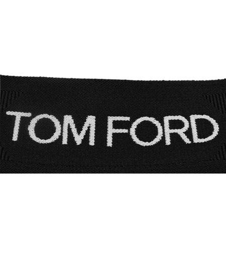 Mens Logo Cotton Blend Briefs Black Tom Ford