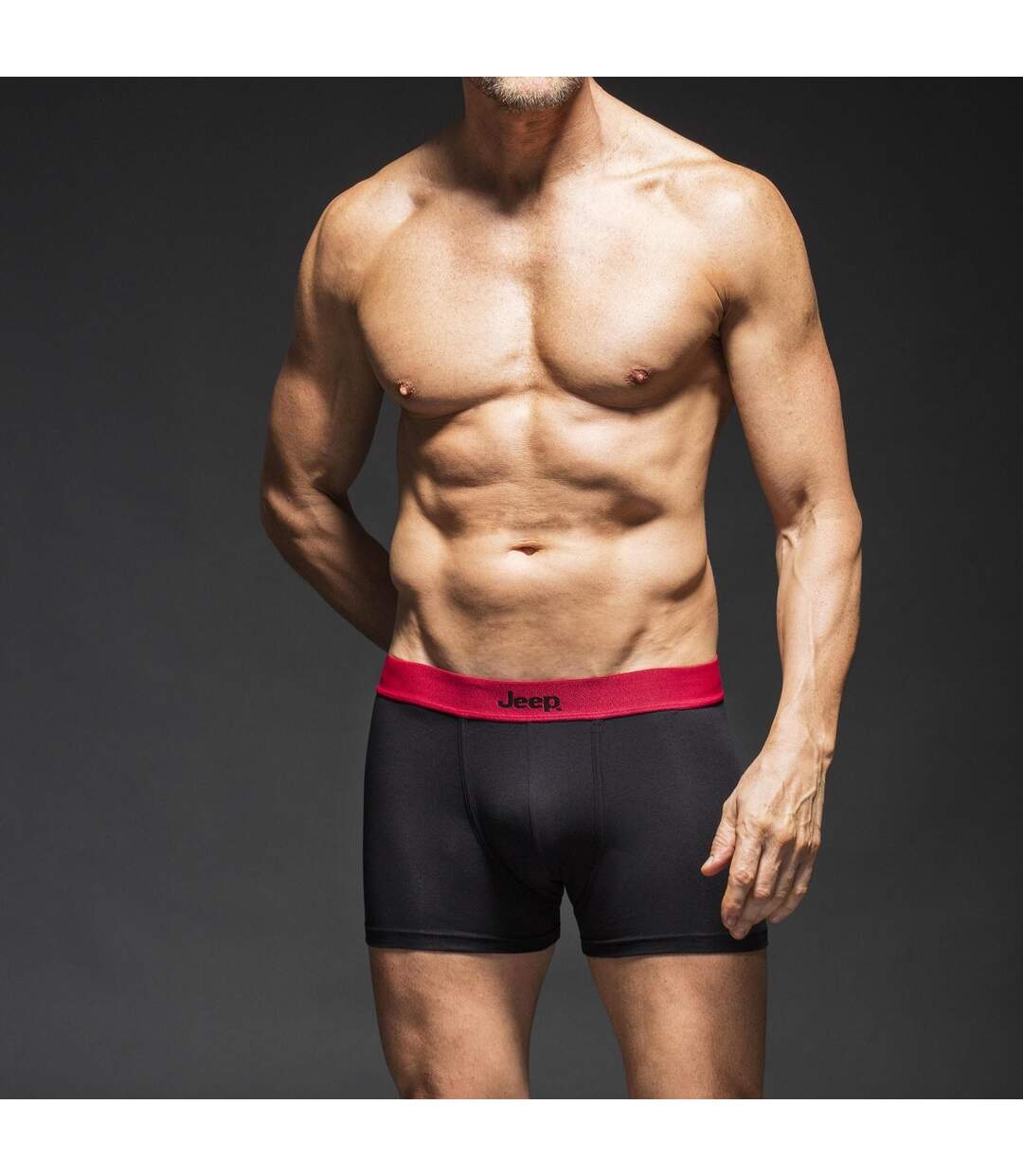 3 Pack Mens Cotton Rich Blend Everyday Fitted Trunks-4