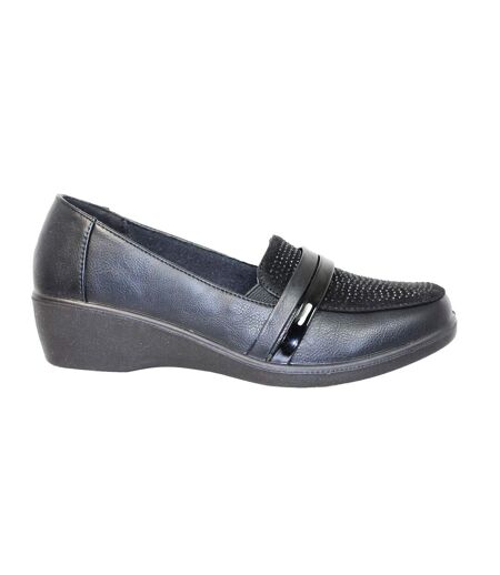 Chaussures Décontractées Esther Femme Noir Lunar
