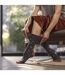 3 Pairs Ladies Cotton Rich Everyday Socks Gentle Grip Soft Top Comfort Socks-5