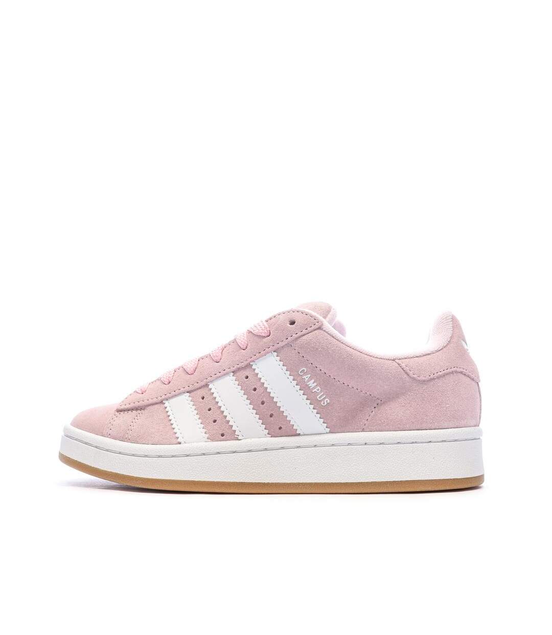 Campus baskets adidas rose mixte-1