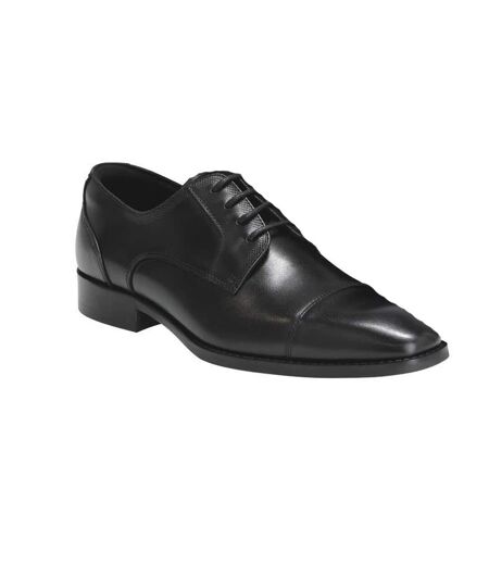 Mens Full Grain Leather Oxfords Black Mascot
