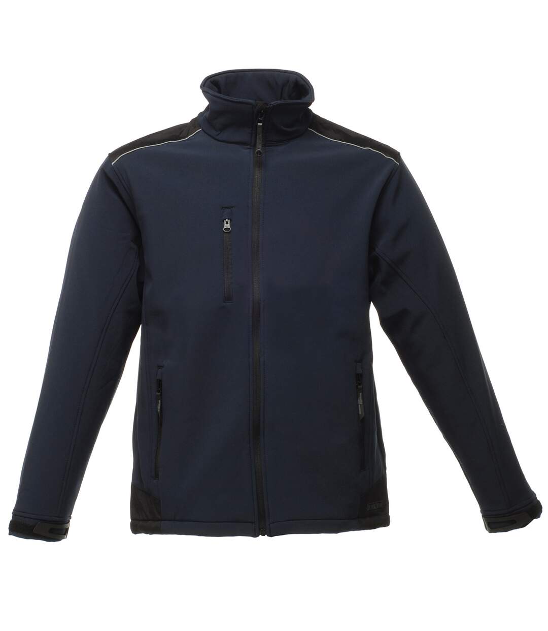Regatta Mens Sandstorm Hardwearing Workwear Softshell Jacket (water Repellent) (Navy/Black)