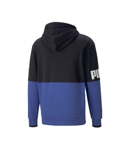 Sweat Zippé Noir/Bleu Homme Puma 673327 - L