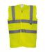 Gilet En Maille Hi-Vis Unisexe Pour Adultes Jaune Yoko-1