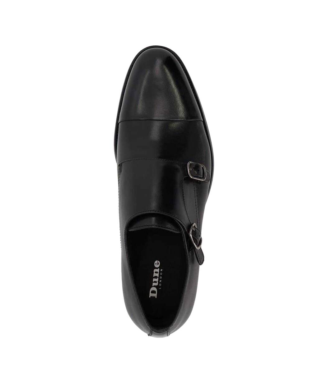 Mens Sullivan Monk Leather Shoes Black Dune London-4