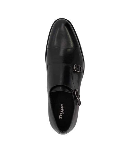 Mens Sullivan Monk Leather Shoes Black Dune London
