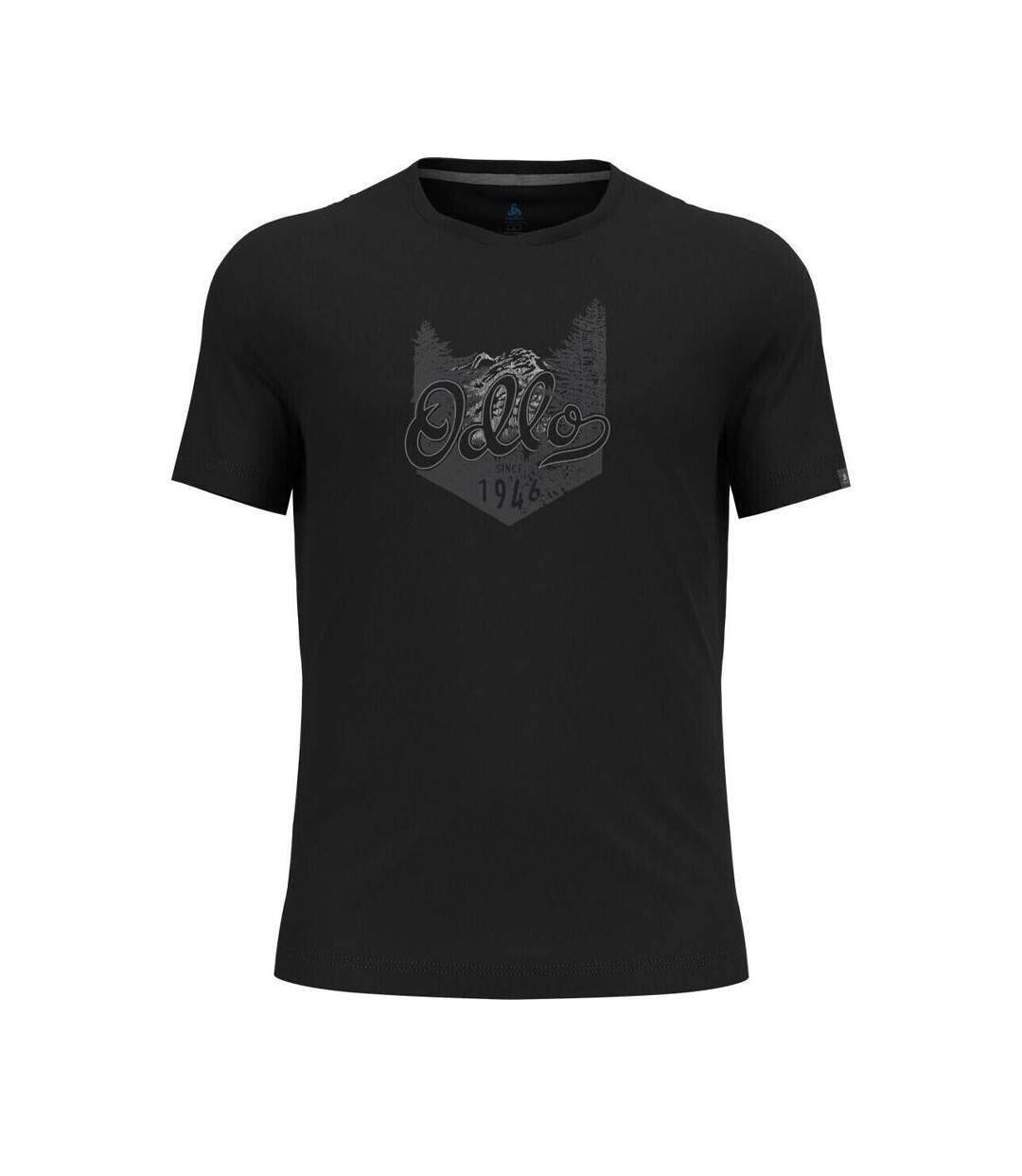 T-shirt Noir Homme Odlo Nikko - M-1