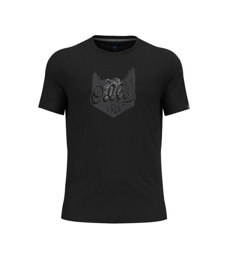 T-shirt Noir Homme Odlo Nikko - M