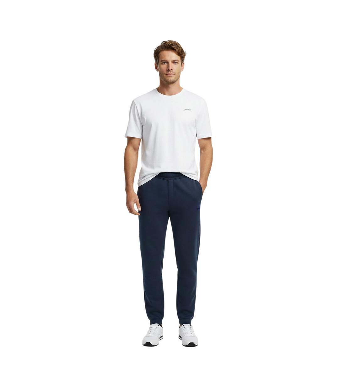 Pantalon De Jogging Homme Bleu Gris Foncé Slazenger-1