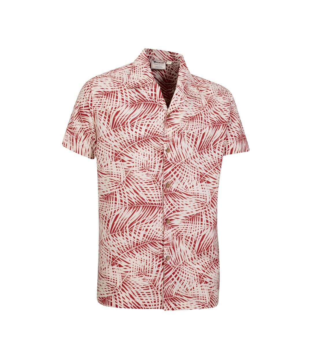 Chemise homme rouge foncé / blanc Mountain Warehouse-4