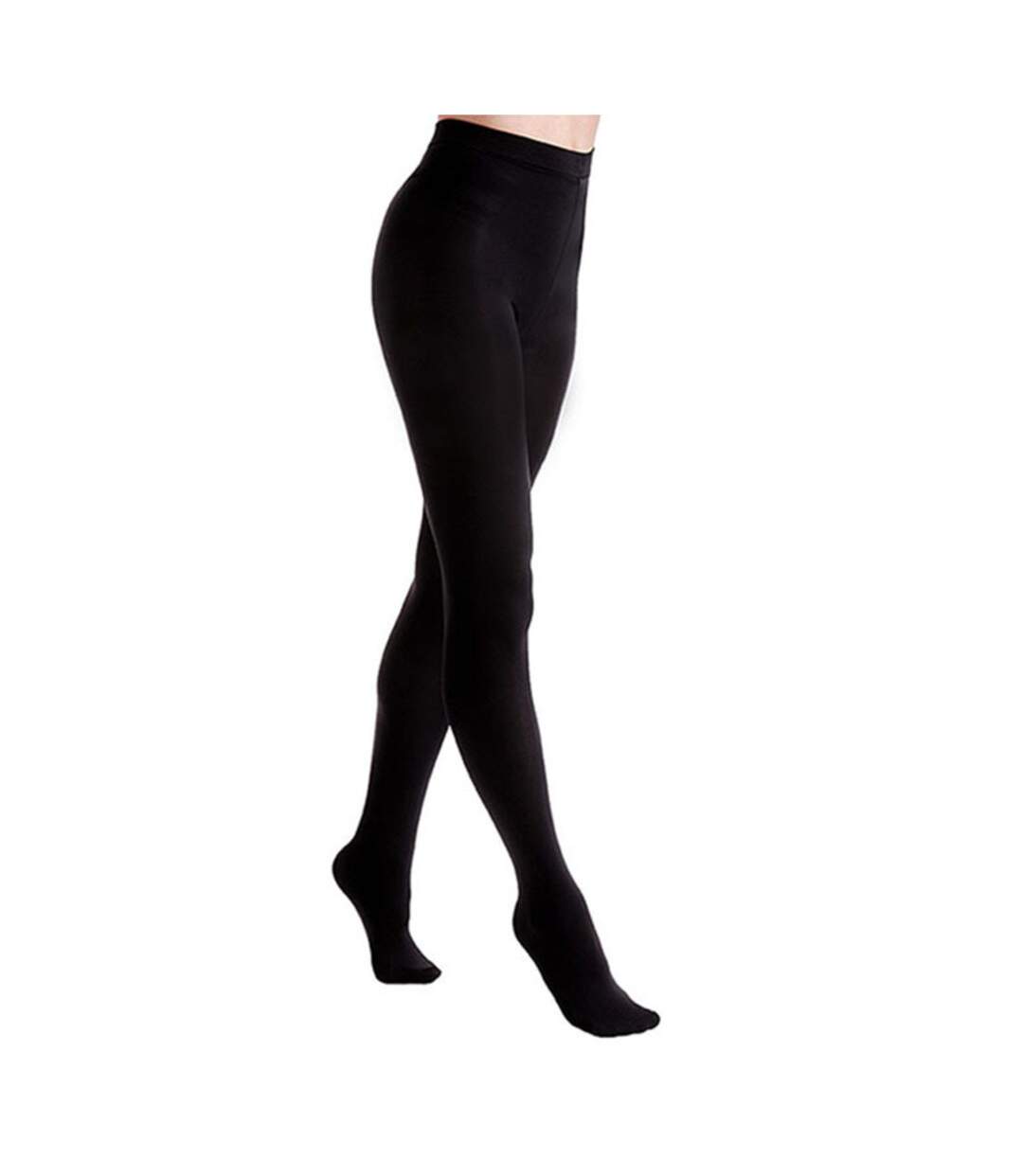 Couture Womens/Ladies Fleece Lined Pantyhose (Black)