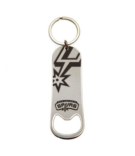 San Antonio Spurs - Porte-clés décapsuleur (Argenté / Noir) (Taille unique) - UTTA1759