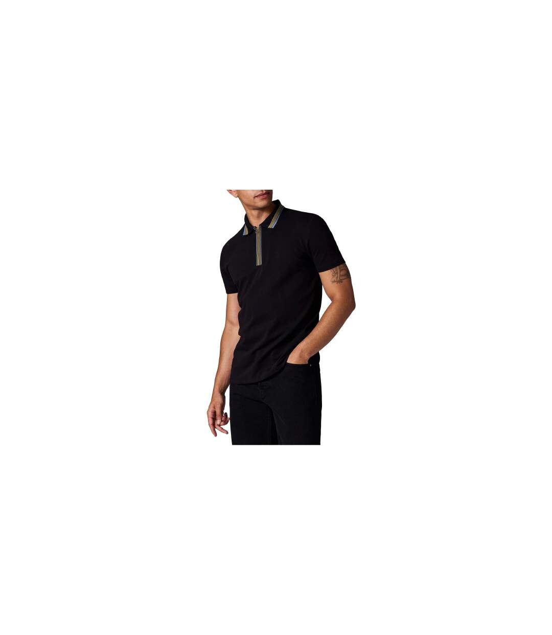 Polo Homme Noir Paul Smith-1