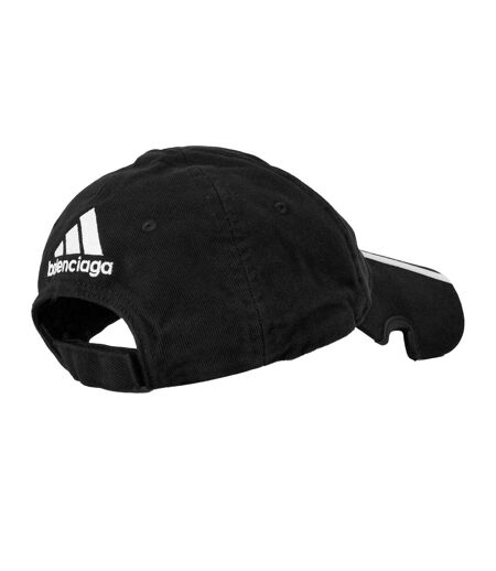 Casquette De Baseball Motif/style Adidas Noir Blanc Balenciaga