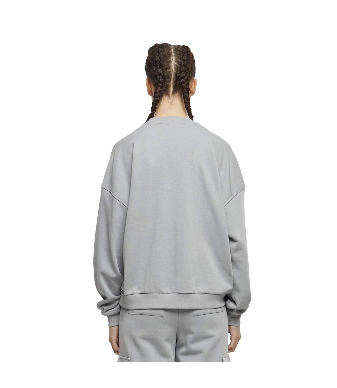 Sweat Femme Gris Pâle Urban Classics-2