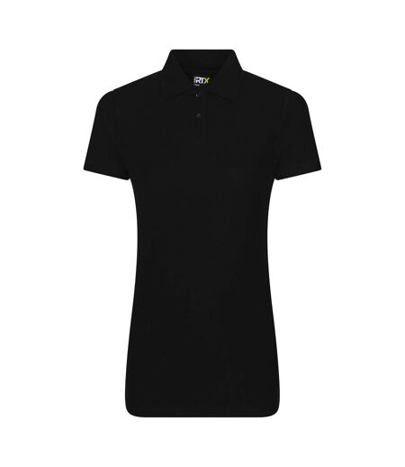 PRO RTX Womens/Ladies Pro Piqu Polo Shirt (Black) - UTPC3016