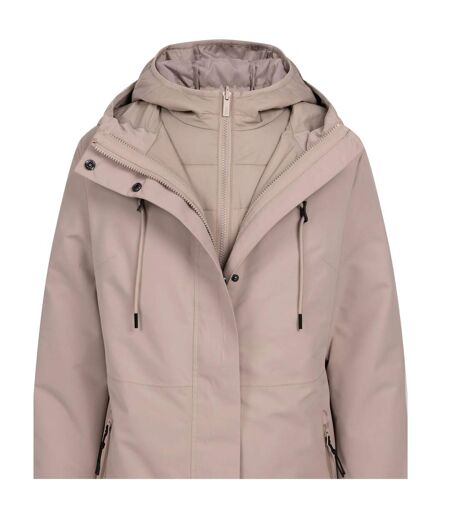 Veste Imperméable Allegra Femme Beige Trespass