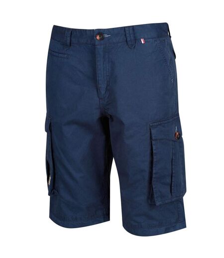 Short À Poches Motif/style Rétro Shorebay Homme Bleu Marine Regatta