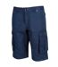 Short À Poches Motif/style Rétro Shorebay Homme Bleu Marine Regatta-1